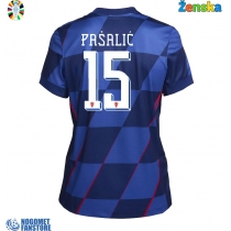 Hrvatska Mario Pasalic #15 Gostujuci Dres za Ženska EP 2024 Kratak Rukav